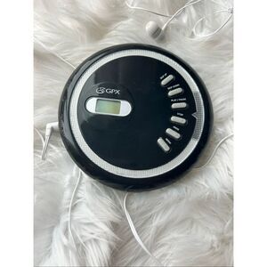 GPX Portable Compact Disc CD Player black